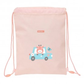 спортна,чанта,спортни,сакове,и,чанти,safta,preschool,giraffe,gymsack,multicolor,(pink)