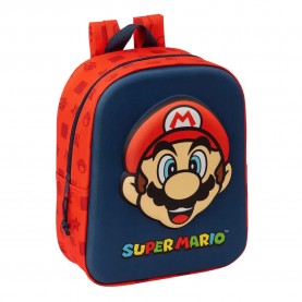раница,раници,safta,super,mario,3d,15l,32x42x15,cm,backpack,multicolor,(orange)