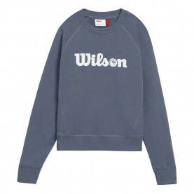 блуза,дамски,блузи,wilson,sideline,crew,sweatshirt,slate,blue,(blue)