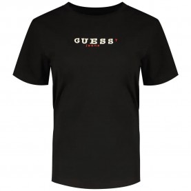 тениска,дамски,тениски,guess,jeans,gj,cn,reg,3d,embr,guetee,short,sleeve,t,shirt,jet,black,a996,(black)