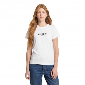 тениска,дамски,тениски,guess,jeans,gj,cn,reg,3d,embr,guetee,short,sleeve,t,shirt,white,(pure,white)
