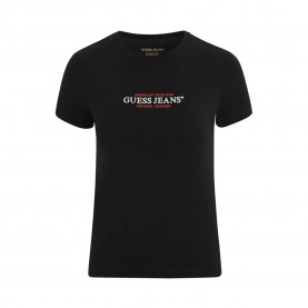 тениска,дамски,тениски,guess,jeans,gj,cn,slim,american,tr,short,sleeve,t,shirt,black,(jet,black,a996)