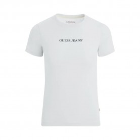 тениска,дамски,тениски,guess,jeans,gj,cn,slim,logo,print,short,sleeve,t,shirt,white,(pure,white)