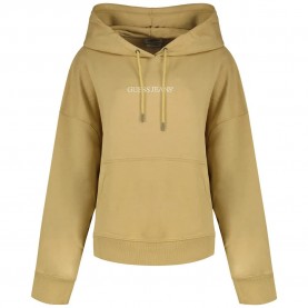 суичър,дамски,блузи,guess,jeans,gj,oversize,embro,hoodie,safari,tan,(beige)