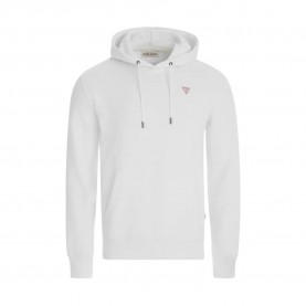 суичър,мъжки,пуловери,guess,jeans,gj,slim,mini,triang,hoodie,white