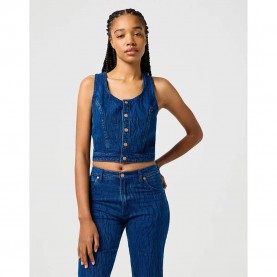 потник,дамски,блузи,дамски,ризи,wrangler,112362,sleeveless,shirt,blue