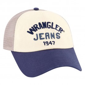Шапка Wrangler 112364067 trucker cap - Drizzle (Beige) шапка,всички,шапки,wrangler,112364067,trucker,cap,drizzle,(beige)