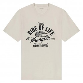 тениска,мъжки,тениски,wrangler,americana,short,sleeve,t,shirt,vintage,white,(beige)