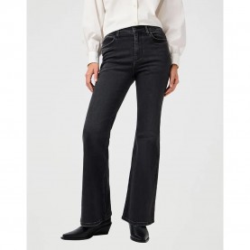 дънки,дамски,панталони,wrangler,fierce,flare,jeans,black