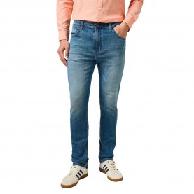 дънки,мъжки,панталони,wrangler,larston,jeans,trail,tone,(blue)