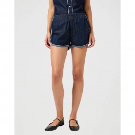 къси,панталони,дамски,панталони,wrangler,piped,denim,shorts,saddle,(blue)