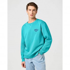 блуза,мъжки,пуловери,wrangler,small,logo,sweatshirt,latigo,bay,(blue)