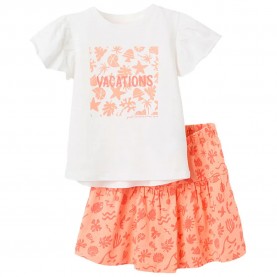Zippy 3107115801 short sleeve set - White / Orange (White) детски,екипи,zippy,3107115801,short,sleeve,set,white,orange,(white)