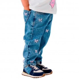 дънки,детски,панталони,name,it,bella,mom,3285,jeans,medium,blue,denim,bows,(blue)