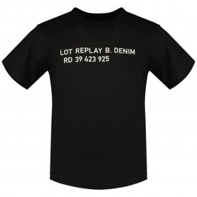 тениска,мъжки,тениски,replay,m3021.000.2660,short,sleeve,t,shirt,black