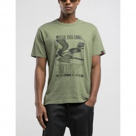 тениска,мъжки,тениски,replay,m3028.000.22336g,short,sleeve,t,shirt,green