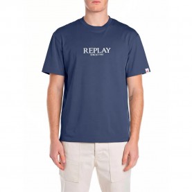 тениска,мъжки,тениски,replay,m3031.000.2660,short,sleeve,t,shirt,medium,blue,(blue)