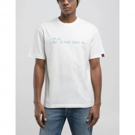 тениска,мъжки,тениски,replay,m3032.000.2660,short,sleeve,t,shirt,white,(natural,white)
