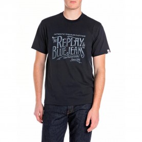 тениска,мъжки,тениски,replay,m3042.000.2660,short,sleeve,t,shirt,blue,(dark,navy)