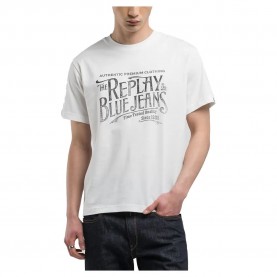 тениска,мъжки,тениски,replay,m3042.000.2660,short,sleeve,t,shirt,natural,white,(white)