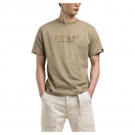 тениска,мъжки,тениски,replay,m3043.000.2660,short,sleeve,t,shirt,beige,(military,khaki)