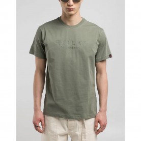 тениска,мъжки,тениски,replay,m3043.000.2660,short,sleeve,t,shirt,green