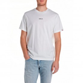 тениска,мъжки,тениски,replay,m3048.000.2660,short,sleeve,t,shirt,natural,white,(white)