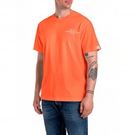 тениска,мъжки,тениски,replay,m3050.000.2660,short,sleeve,t,shirt,carrot,(orange)