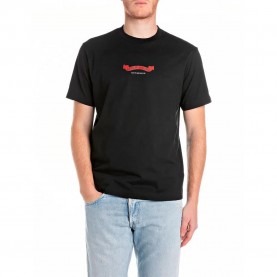 тениска,мъжки,тениски,replay,m3053.000.2660,short,sleeve,t,shirt,black,(black)