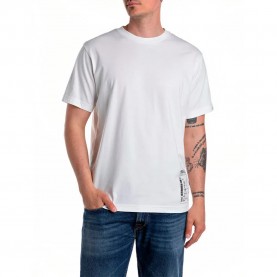 тениска,мъжки,тениски,replay,m3057.000.2660,short,sleeve,t,shirt,white,(natural,white)