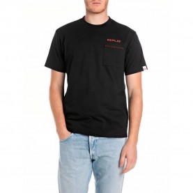 тениска,мъжки,тениски,replay,m3063.000.2660,short,sleeve,t,shirt,black