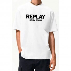 тениска,мъжки,тениски,replay,m3131.000.2660,short,sleeve,t,shirt,white,(natural,white)