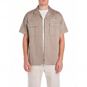 риза,с,къс,ръкав,мъжки,ризи,replay,m4155.000.84762g,short,sleeve,shirt,stone,(beige)