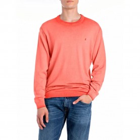 блуза,мъжки,пуловери,replay,uk4705.000.g20785a,sweater,orange,(orange)
