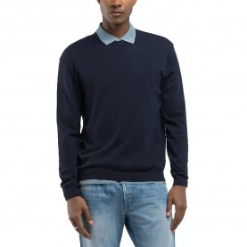 блуза,мъжки,пуловери,replay,uk4703.000.g23726,sweater,blue,(stone,blue)