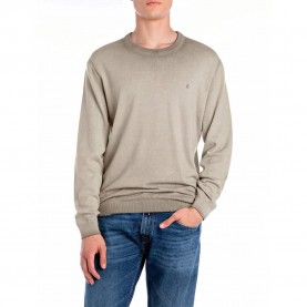 блуза,мъжки,пуловери,replay,uk4705.000.g20785a,sweater,brown,rice,(beige)
