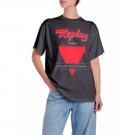 тениска,дамски,тениски,replay,w3378.000.2660,short,sleeve,t,shirt,grey