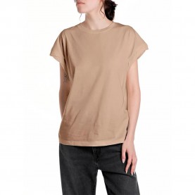 тениска,дамски,тениски,replay,w3377.000.20994,short,sleeve,t,shirt,beige,(sand)