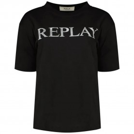 тениска,дамски,тениски,replay,w3379b.000.20994,short,sleeve,t,shirt,black