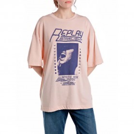 тениска,дамски,тениски,replay,w3399.000.23792gd,short,sleeve,t,shirt,pink,salt,(pink)