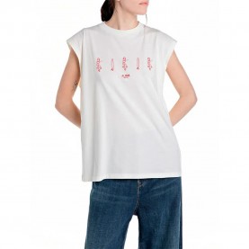 тениска,дамски,тениски,replay,w3409c.000.20994,sleeveless,t,shirt,white,(butter,white)
