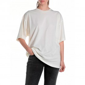 тениска,дамски,тениски,replay,w3399c.000.20994,short,sleeve,t,shirt,white,(butter,white)