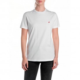 тениска,дамски,тениски,replay,w3566b.000.2660,short,sleeve,t,shirt,white,(natural,white)
