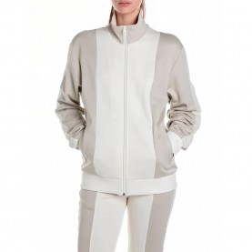 блуза,дамски,блузи,replay,w3454.000.23800,full,zip,sweatshirt,beige