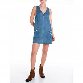 рокля,дамски,поли,и,рокли,replay,w9219.000.62483a,sleeveless,short,dress,blue