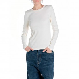 тениска,дамски,тениски,replay,w3407.000.23747,long,sleeve,t,shirt,white
