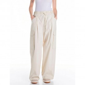 панталони,дамски,панталони,replay,w8109a.000.85158g,cargo,pants,alabaster,(beige)
