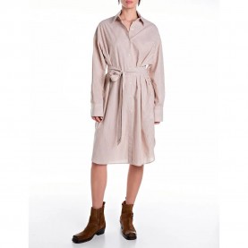 рокля,дамски,поли,и,рокли,replay,w9160.000.52758,long,sleeve,midi,dress,tan,natural,white,(brown)