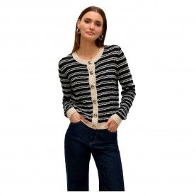 жилетка,дамски,пуловери,дамски,плетени,дрехи,vero,moda,charlot,cardigan,black,(birch,w,black)