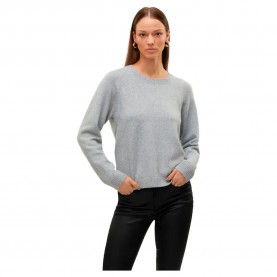 блуза,дамски,пуловери,дамски,плетени,дрехи,vero,moda,doffy,shine,sweater,light,grey,melange,w,silver,lurex,(grey)
